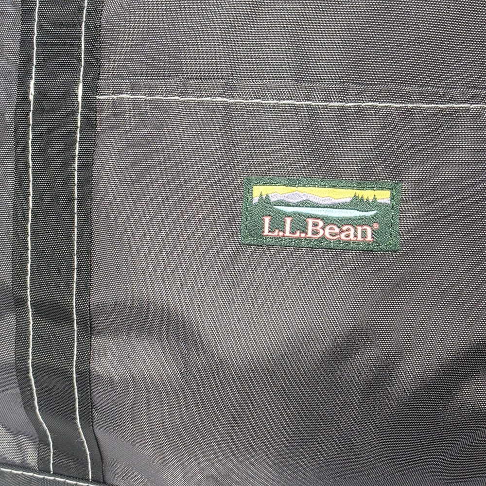 L.L. Bean Tote Bag - Gray Nylon - Unisex Travel /Gym Bag. - Picture 3 of 6